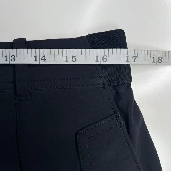 Athleta Women's Cargo Pull-on Black Athletic Pants Straight Let Casual Size 16 - Picture 4 of 9